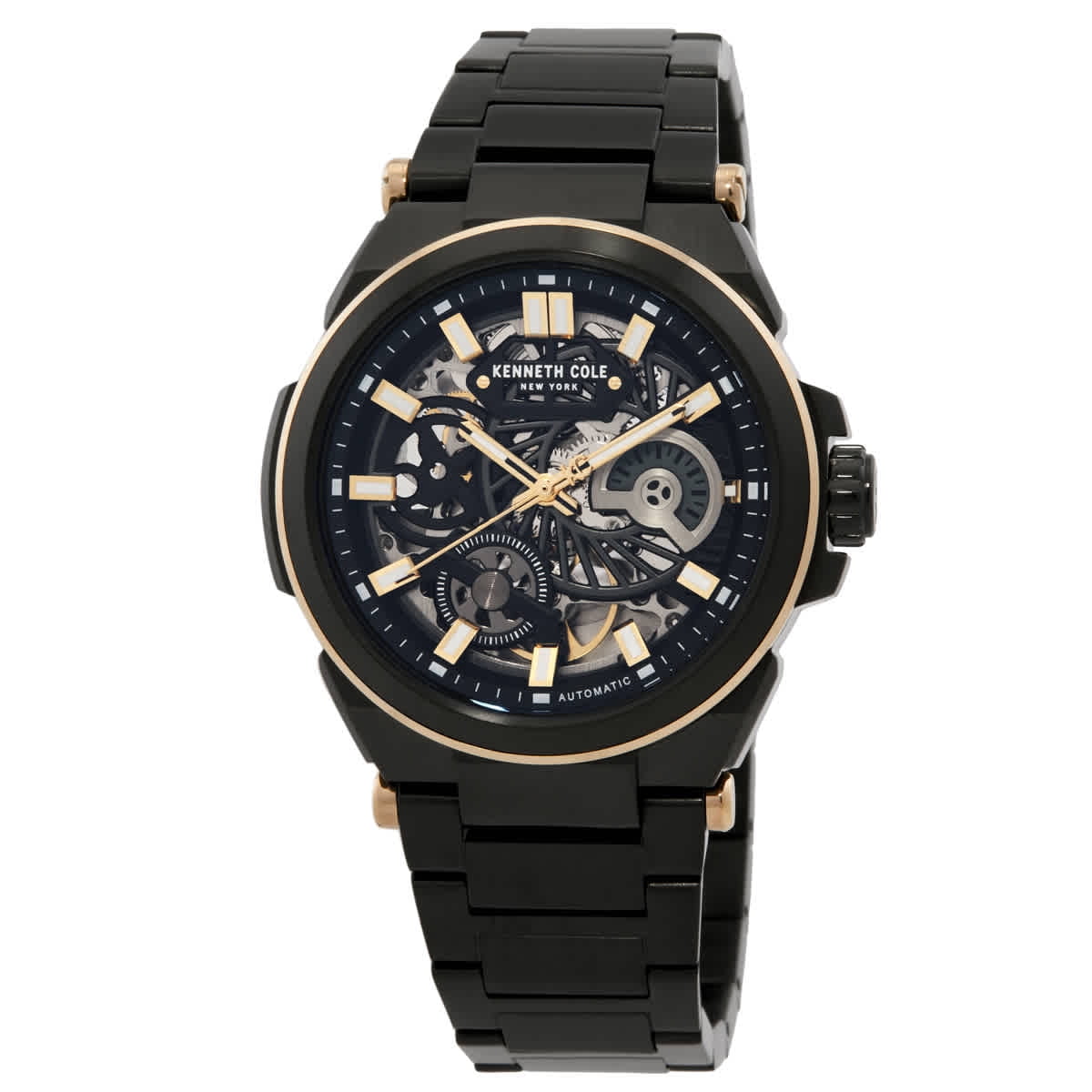 Kenneth Cole New York Automatic Skeleton Octagonal Men's Watch