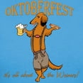 thumbnail image 3 of CafePress - LH Oktoberfest Dachshund Women's Dark T Shirt - Women's Traditional Fit Dark T-Shirt, 3 of 4