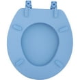 "Achim Fantasia 17"" Soft Round, Padded, Durable Standard Vinyl Toilet