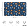 thumbnail image 3 of Blue Sun Moon Star Pattern Bathroom Rugs Mat,Non Slip Microfiber Bathroom Rug,Rubber Backing,Soft Bathroom Mats for Bathroom Floor,Tub and Shower,17x27in(43x68cm), 3 of 5