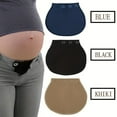 thumbnail image 4 of Elastic Belly Expansion Button Extender for Maternity Pants Triple Hook Design Breathable Daily Comfortable Accessory, 4 of 9