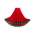 Sxiwei Ladies Spanish Skirts Women’s Flamenco Skirts Belly Latin Dance