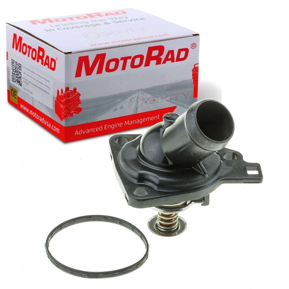 MotoRad Coolant Thermostat Housing Assembly compatible with Honda Civic 2006-2015
