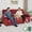 Burgundy, variant on MCombo 3 Seater Zero Wall Hugger Power Recliner Sofa with Drop Down Table for Living Room, RVs, Fabric, Coffee