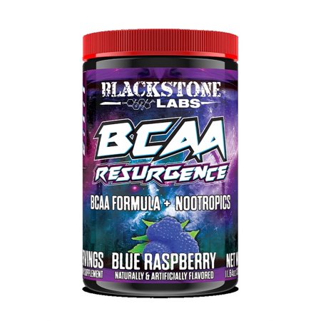 Blackstone Labs BCAA Resurgence - BCAA + Nootropics - Blue Raspberry 30 Servings