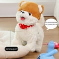 thumbnail image 6 of Toy Deals Vsontor Samoyed Walking Dog Toy For Girl Licking Barking Dog With Control Leash What You Say Talking Singing Tail Robot Dog Diy Pretend Dress A A, 6 of 6