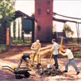 thumbnail image 4 of 5 Uds 1/64 De De Construcción Para Kits De Construcción De Paisaje Ferroviario Zulema escena gente figura, 4 of 8
