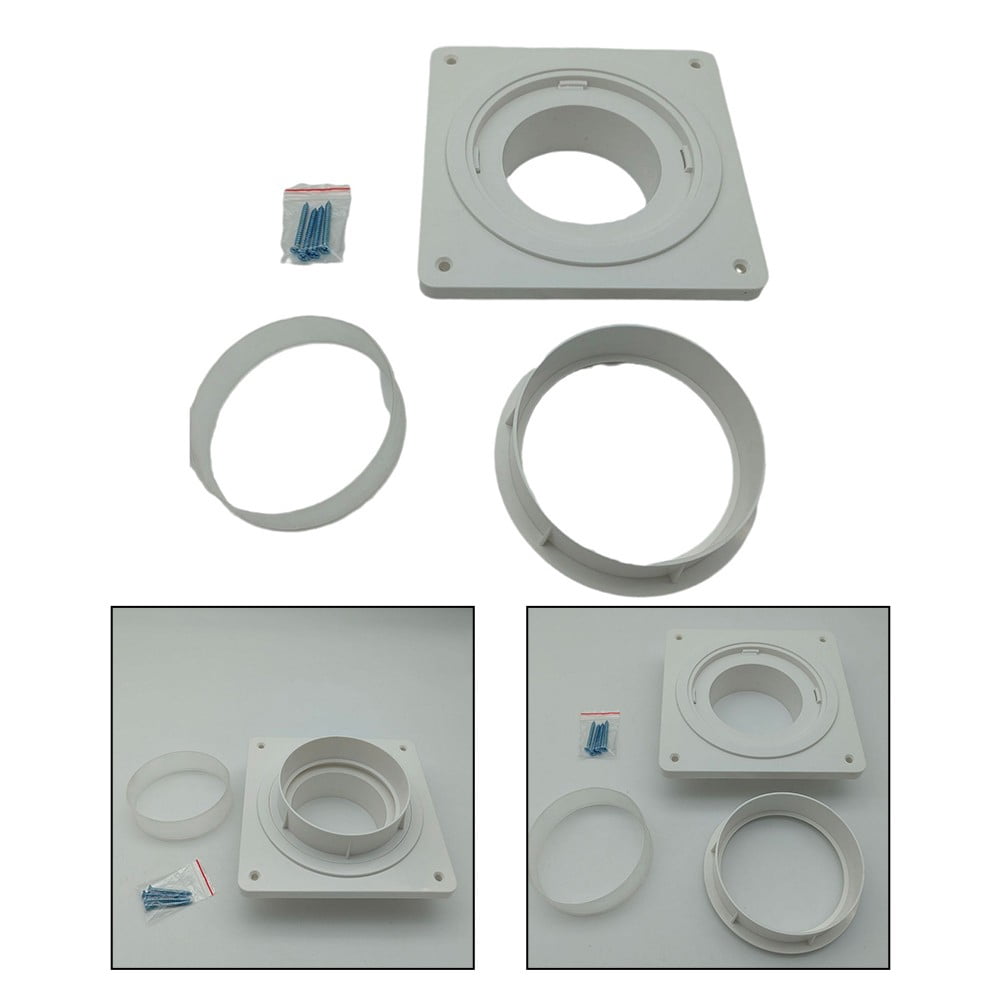 Quick Connect Dryer Vent Kit Wall Plate for Secure Ventilation Connection