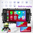 thumbnail image 5 of 7"Car Radio Stereo Android 9.0 GPS WIFI Double 2 Din Fit For Ford/Focus/S-Max/Mondeo 9/GalaxyC-Max, 5 of 17