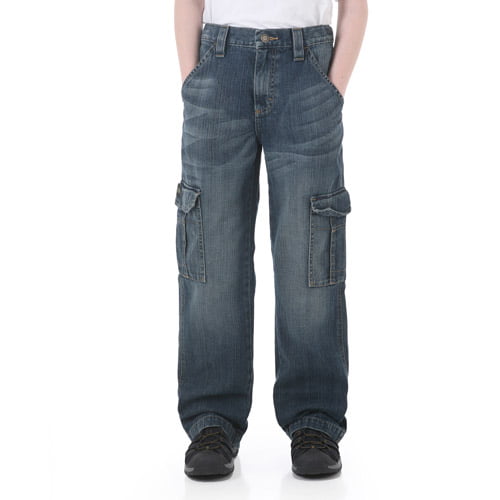 wrangler denim cargo jeans