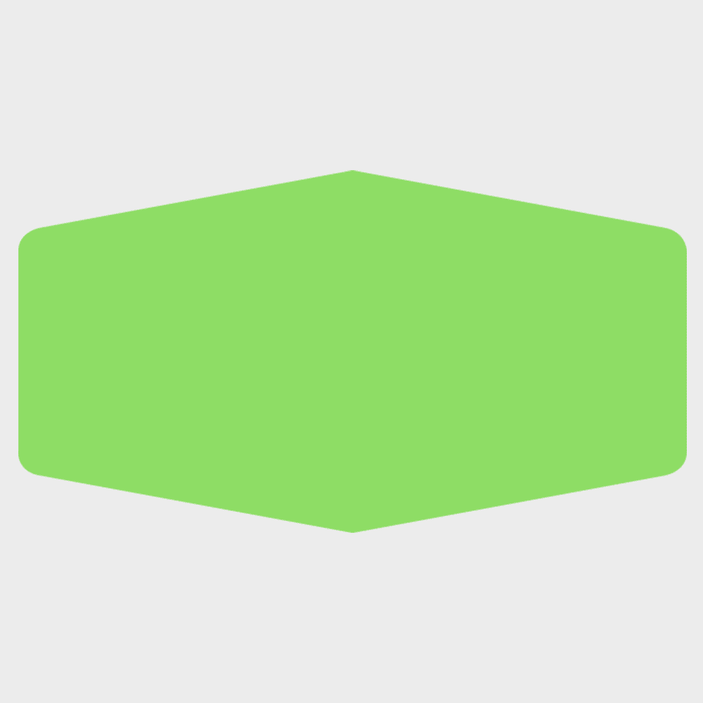 JAM Paper Standard Label Rolls, Marquis Shaped, 1 7/8 x 3 15/32, Neon Green, 125 Labels/Roll