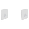 thumbnail image 1 of Gancho de pared transparente Ounissouiy 2 piezas para una fácil instalación, 1 of 6