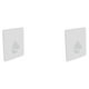 thumbnail image 1 of Gancho de pared transparente Ounissouiy 2 piezas para una fácil instalación, 1 of 6
