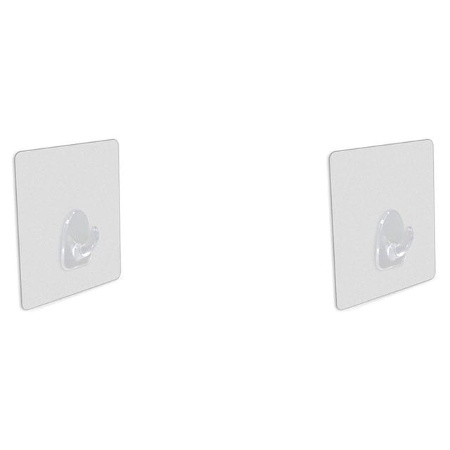 Gancho de pared transparente Ounissouiy 2 piezas para una fácil instalación