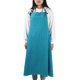 thumbnail image 5 of Delantales unisex sin mangas con bolsillos esenciales para cocinar en color azul lago, 5 of 7