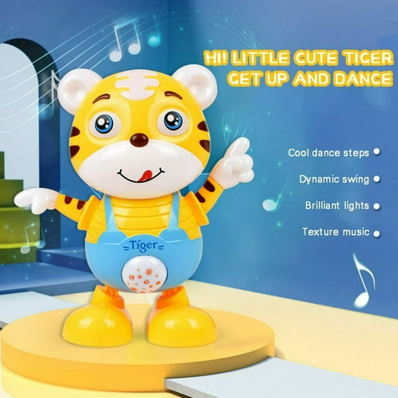Enfants Éducatif Musical Jouet Danse & Chant Cartoon Robot avec la Lumière Colorée CNY Lune Année du Tigre Cadeau Nouveau