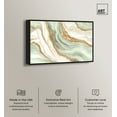 thumbnail image 2 of Green And Gold Mineral, Agate & Geode Wall Art Canvas Wall Art by Art Remedy, Black Floater Frame, 16" x 11", 2 of 7