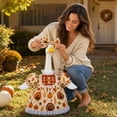 thumbnail image 7 of Dmlowu Fall Harvest Porch Goose Outfits, 23in Removable Skirt & Hat Goose Outfits Set, Orange Fall Decorations for Home Yard Front Fall Porch Decor, 7 of 7