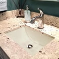 thumbnail image 4 of Nantucket Sinks UM-16x11-B 16 x 11 inch Undermount Ceramic Sink, Bisque, 4 of 7