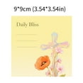 thumbnail image 3 of Cross-Inspired ‘Daily Bliss’ Notepads for Every Day3.54x3.54" Avocado Message Cards -100 Pcs Sticky Notes + 100 Various Emoticon Stickers, Notepads for Creative Mini Cards for Home Office Decor, 3 of 12