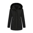 thumbnail image 4 of Ruimatai Women's Winter Parka Jacket Waterproof Windproof Hooded Fleece Lined Coat with Pockets for Outdoor Casual Wear, 4 of 8