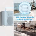 thumbnail image 3 of Altavoces exteriores Herdio de 6.5 pulgadas y 400 W con cable y resistentes al agua (par), 3 of 7