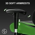thumbnail image 6 of GTRACING Gaming Chair Office Chair PU Leather with Adjustable Headrest and Lumbar Pillow, Green, 6 of 10