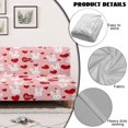 thumbnail image 6 of SCRAWLGOD Rabbit Love Heart Print Sofa Slipcover Without Armrest for Valentine's Day Stretch Soft Couch Slipcover Washable Non Slip Sofa Cover, 6 of 9