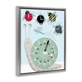 thumbnail image 3 of Stupell Industries Learning Time Bugs Gray Framed Floater Canvas Wall Art design by Carla Daly, 31 x 25, 3 of 9
