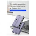 thumbnail image 3 of New Network Cable Splitter 1 to 4 Gigabit Network Distributor Simultaneous Internet Access, RJ45 Network Switch Extender, 3 of 8