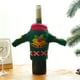 thumbnail image 2 of Moyic Navidad tejer botella de vino muñeco de nieve guirnalda cubierta ropa cocina de cena para Año Nuevo suministros para arreglos de fiesta de Kits de decoración para fiestas Campana Moyic HA070654-02, 2 of 6