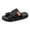 A Black, variant on Slippers For Women Comfortable Slippers Vacation And Beach Use Slip On Design Flat Sole And Versatile Style Indoor Outdoor Shoes