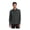 Anchor Grey, variant on Unisex Long Sleeve Stretch Woven Shirt | Lightweight Button Up for Men & Women, Business Casual Shirt - Deep Black XL
