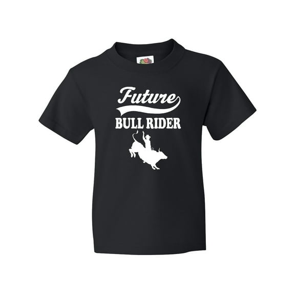 Inktastic Future Bull Rider Rodeo Riding Youth T-Shirt