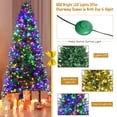 thumbnail image 5 of Topbuy 8FT Pre-Lit Christmas Tree Artificial Xmas Tree W/ 600 Replaceable Dual Color LED Lights, 5 of 10
