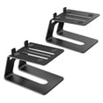 thumbnail image 2 of Desktop Speaker Stands, 1 Pair, Studio Monitor Riser with Vibration Dampening Pad and 5° ywm58, 2 of 6