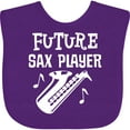 thumbnail image 3 of Inktastic Future Saxophone Player Childs Music Boys or Girls Baby Bib, 3 of 4