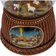 thumbnail image 6 of Roman Christmas Nativity 100MM Musical Snow Globe Glitterdome - Plays Tune O'Holy Night, 6 of 6