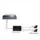 thumbnail image 3 of Extensor Gigabit POE 2 Puertos 1000M Repetidor de Conmutador de Red 30W IEEE802.3Af/At Plug&Play para CáMara IP NVR con Conmutador PoE, 3 of 6