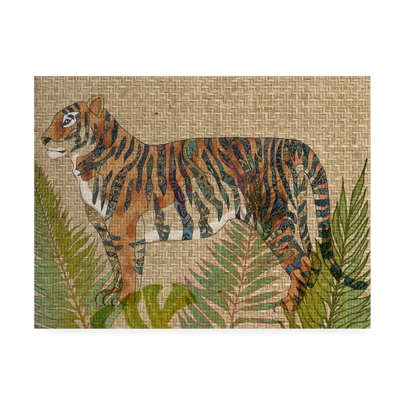 Trademark Fine Art 'Rattan Jungle II' Canvas Art by Chariklia Zarris