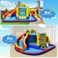 thumbnail image 5 of Gymax 7-in-1 Inflatable Water Slide Water Park Kids Bounce Castle Without Air Blower, 5 of 10