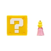 Super Mario Bros Movie Mini Princess Peach Action Figure, with Question Block (1.25)