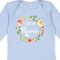 thumbnail image 4 of Inktastic I Love My Nana- Flower Circle Boys or Girls Long Sleeve Baby Bodysuit, 4 of 5