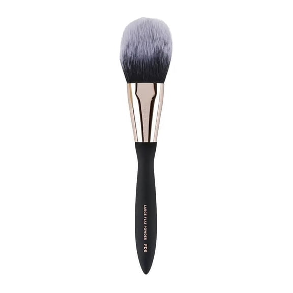Profusion Cosmetics Artistry Series Large Flat Powder Brush, Synthetic Makeup Brush For Flawless Matte Finish, Smooth Coverage, Vegan & Cruelty-Free, Black
