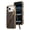 Brown, variant on Case for iPhone 17 Pro Max/17 Pro/17 Air/17, Carbon Fiber Case with Pen Slot Electroplated Cover