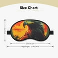 thumbnail image 4 of Salouo Hawaiian Style Bald Eagle Pattern Eye Masks, 1-Pack Sleep Mask Eye Cover Washable Sleeping Eyeshade Block Sleep Shade Cover Light Reduces Traveling Gifts, 4 of 7