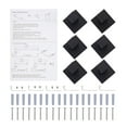 thumbnail image 5 of WOWOW Bathroom Stainless Steel Hook Matte Black 6 pack, 5 of 5