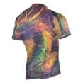 thumbnail image 2 of joogoo Dreamy Dragon Pattern Men's Cycling Jerseys Mountain Bike Short Sleeve Tops XL, 2 of 7