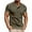 Army Green, variant on YLSDY Fashion Mens Casual Henley Shirts Slim Fit Short Sleeve V Neck Gym Workout Athletic Muscle Shirts Front Placket Basic Tops Army Green XXXL