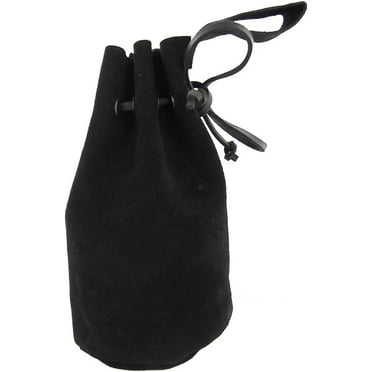 Armory Replicas Authentic Handmade Suede Drawstring Pouch: Ideal for Renaissance and Medieval Events